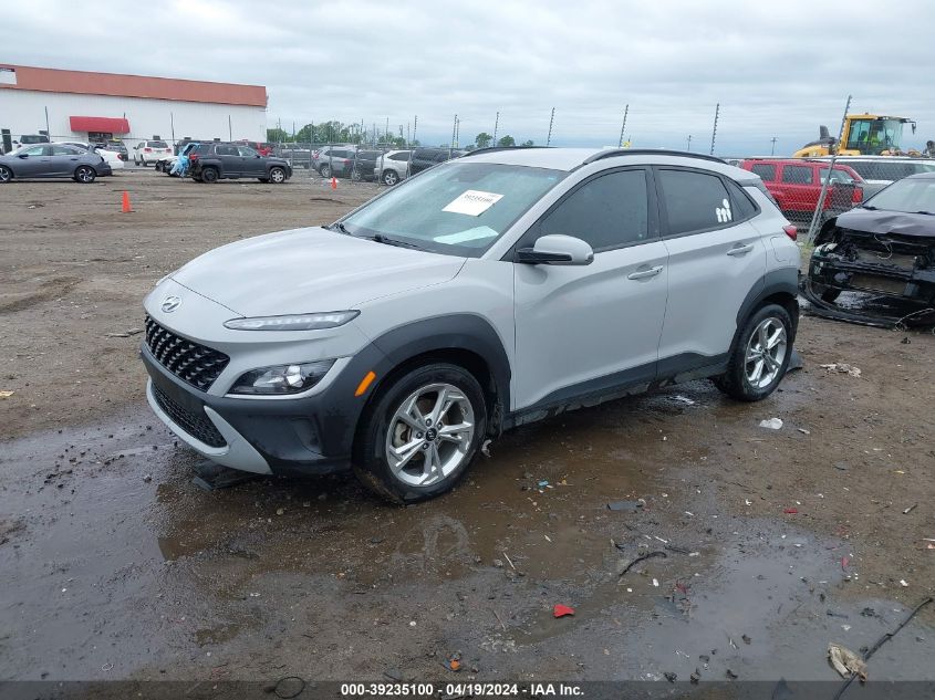 2022 Hyundai Kona Sel VIN: KM8K62AB3NU819647 Lot: 39235100