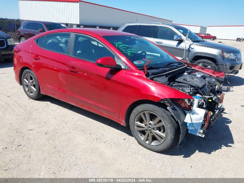 2018 HYUNDAI ELANTRA SEL/VALUE/LIMITED - 5NPD84LFXJH235723