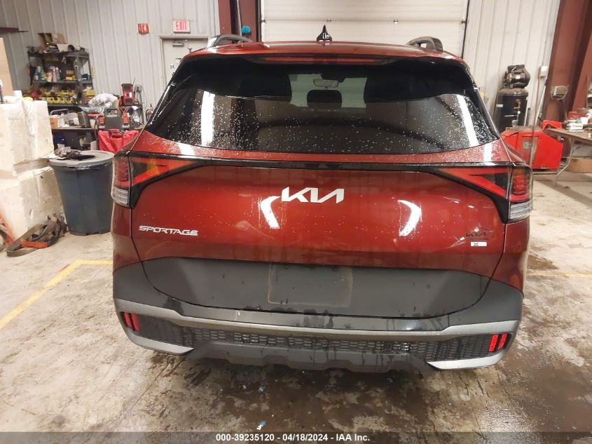 2023 Kia Sportage X-Line VIN: 5XYK6CAF6PG087614 Lot: 39235120