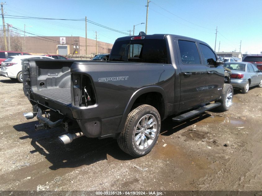 2021 Ram 1500 Laramie 4X4 5'7 Box VIN: 1C6SRFJT6MN730487 Lot: 39235125