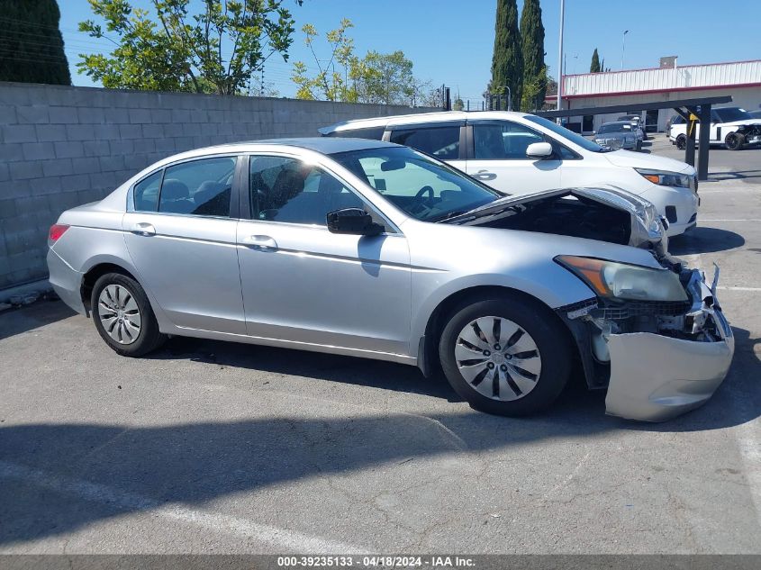 2010 Honda Accord 2.4 Lx VIN: 1HGCP2F31AA107061 Lot: 39235133