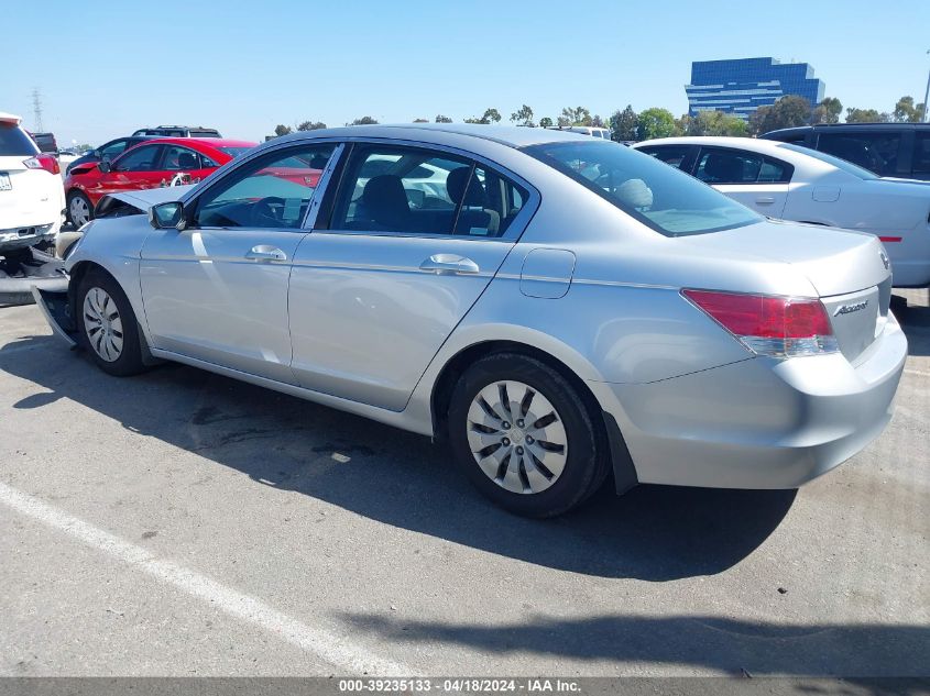 2010 Honda Accord 2.4 Lx VIN: 1HGCP2F31AA107061 Lot: 39235133