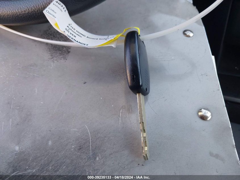 2010 Honda Accord 2.4 Lx VIN: 1HGCP2F31AA107061 Lot: 39235133