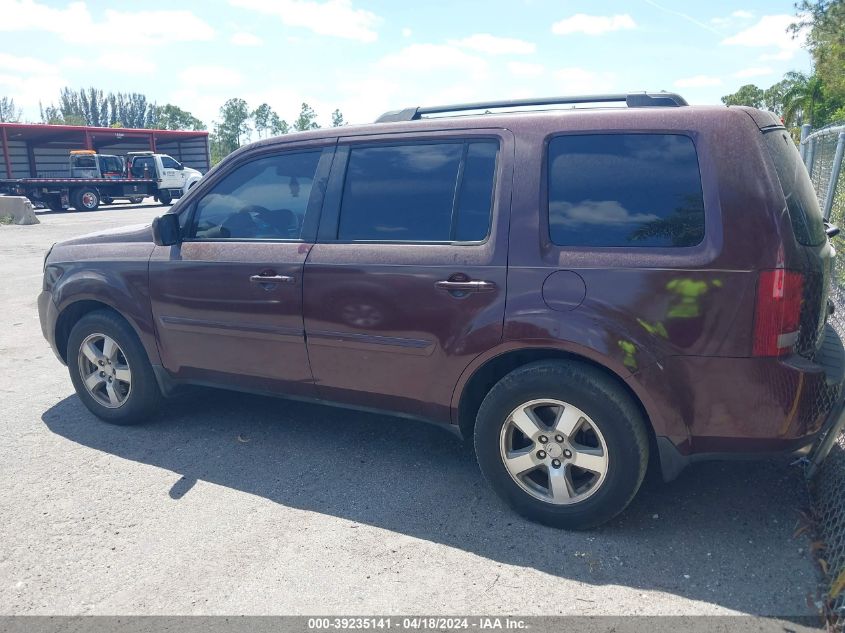 2011 Honda Pilot Ex-L VIN: 5FNYF3H5XBB011157 Lot: 39235141