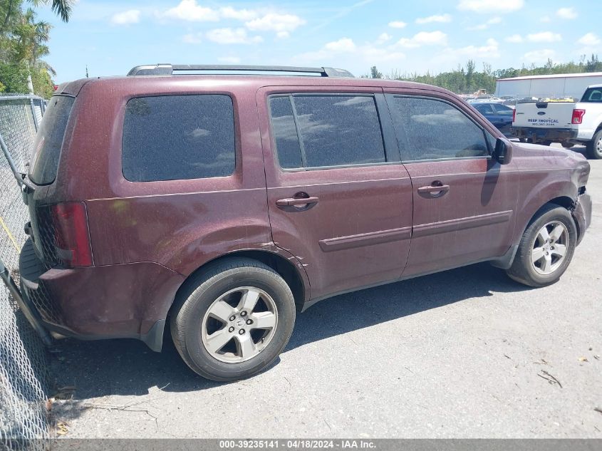 2011 Honda Pilot Ex-L VIN: 5FNYF3H5XBB011157 Lot: 39235141