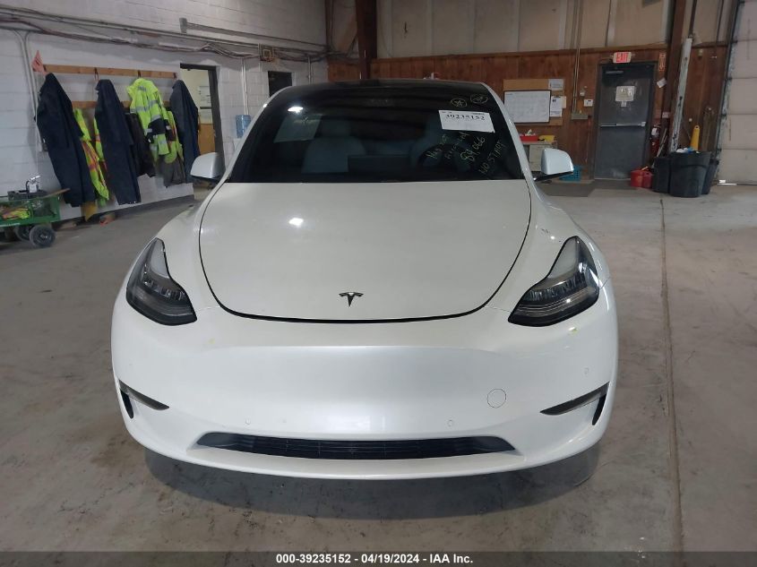 2020 Tesla Model Y Long Range Dual Motor All-Wheel Drive VIN: 5YJYGDEE4LF032840 Lot: 39235152