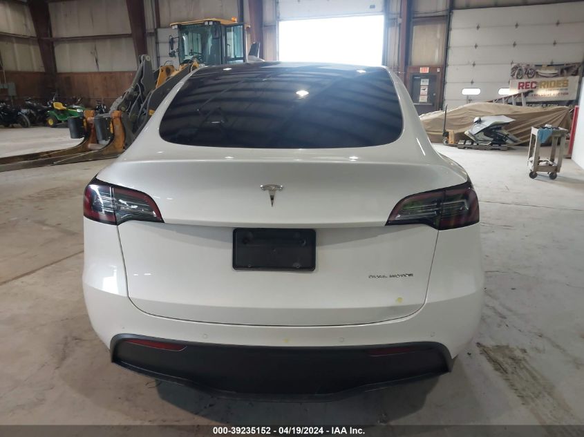 2020 Tesla Model Y Long Range Dual Motor All-Wheel Drive VIN: 5YJYGDEE4LF032840 Lot: 39235152