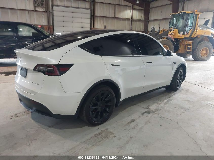 2020 Tesla Model Y Long Range Dual Motor All-Wheel Drive VIN: 5YJYGDEE4LF032840 Lot: 39235152