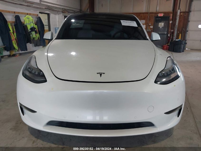 2020 Tesla Model Y Long Range Dual Motor All-Wheel Drive VIN: 5YJYGDEE4LF032840 Lot: 39235152