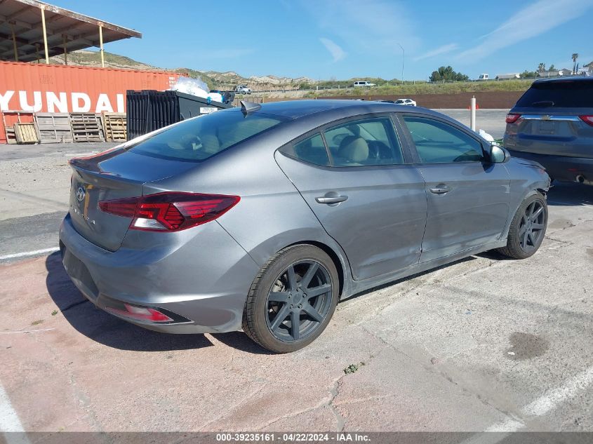 2019 Hyundai Elantra Value Edition VIN: 5NPD84LF9KH451550 Lot: 40158524