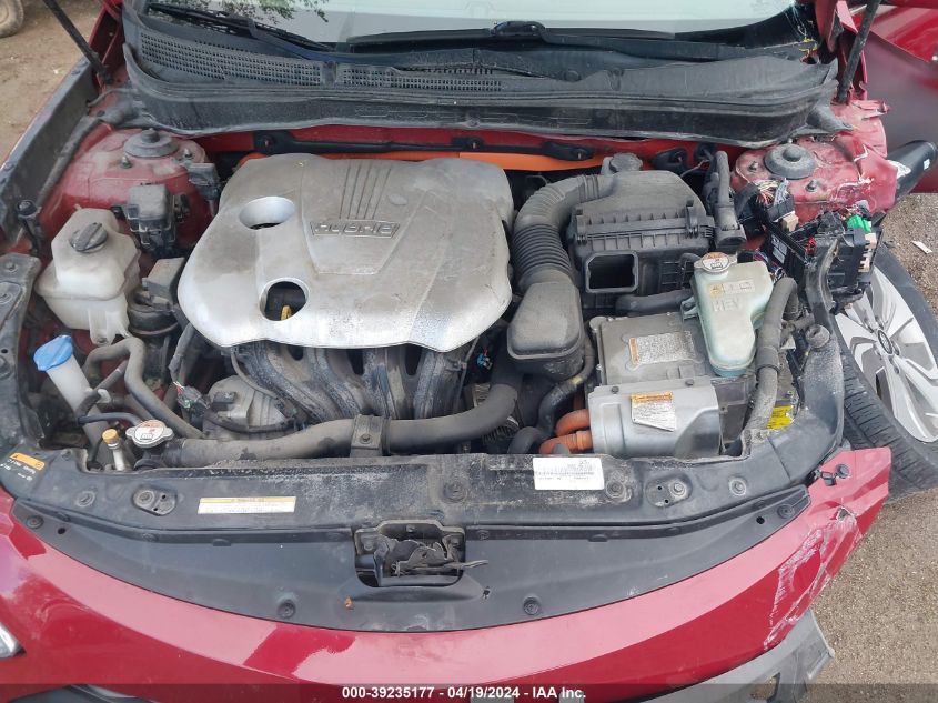 2013 Hyundai Sonata Hybrid Limited VIN: KMHEC4A42DA083500 Lot: 39235177