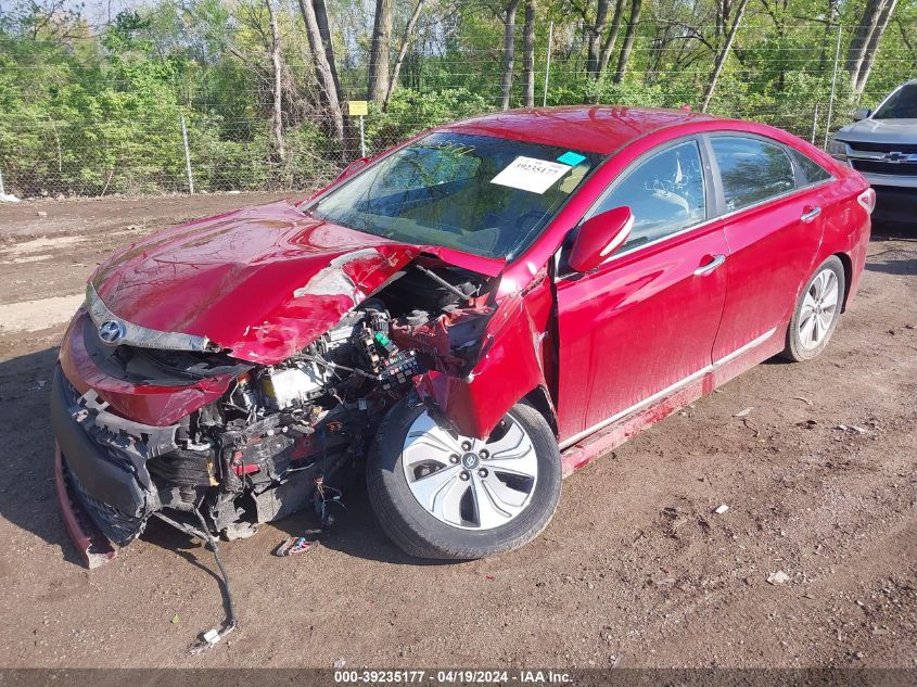 2013 Hyundai Sonata Hybrid Limited VIN: KMHEC4A42DA083500 Lot: 39235177