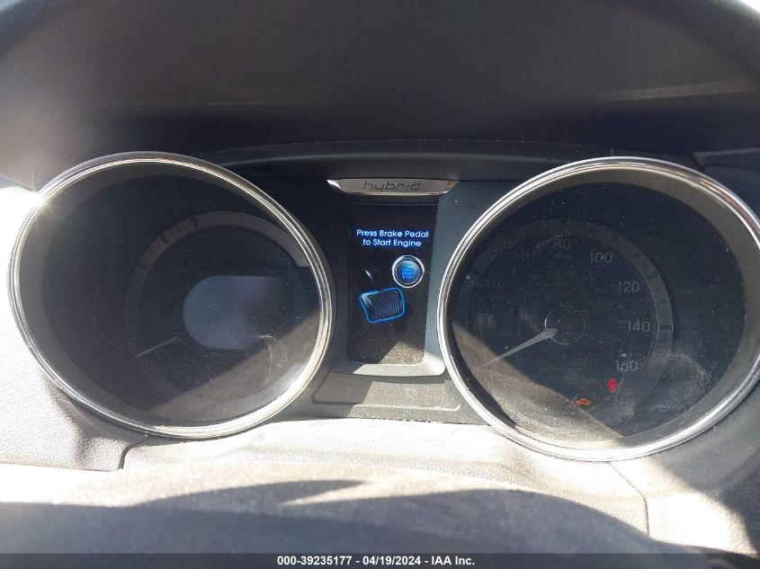 2013 Hyundai Sonata Hybrid Limited VIN: KMHEC4A42DA083500 Lot: 39235177