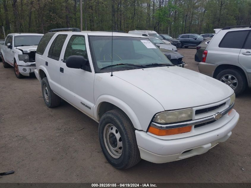 2003 Chevrolet Blazer Ls VIN: 1GNDT13XX3K137518 Lot: 39235185