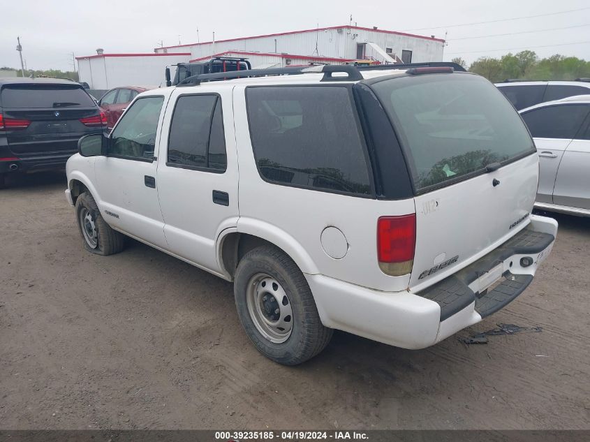 2003 Chevrolet Blazer Ls VIN: 1GNDT13XX3K137518 Lot: 39235185