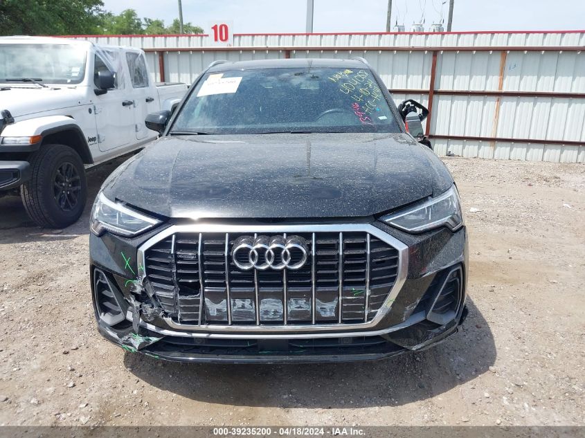 2023 Audi Q3 Premium 45 Tfsi S Line Quattro Tiptronic VIN: WA1DECF34P1041185 Lot: 39235200