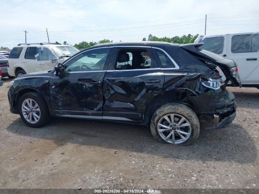 2023 Audi Q3 Premium 45 Tfsi S Line Quattro Tiptronic VIN: WA1DECF34P1041185 Lot: 39235200