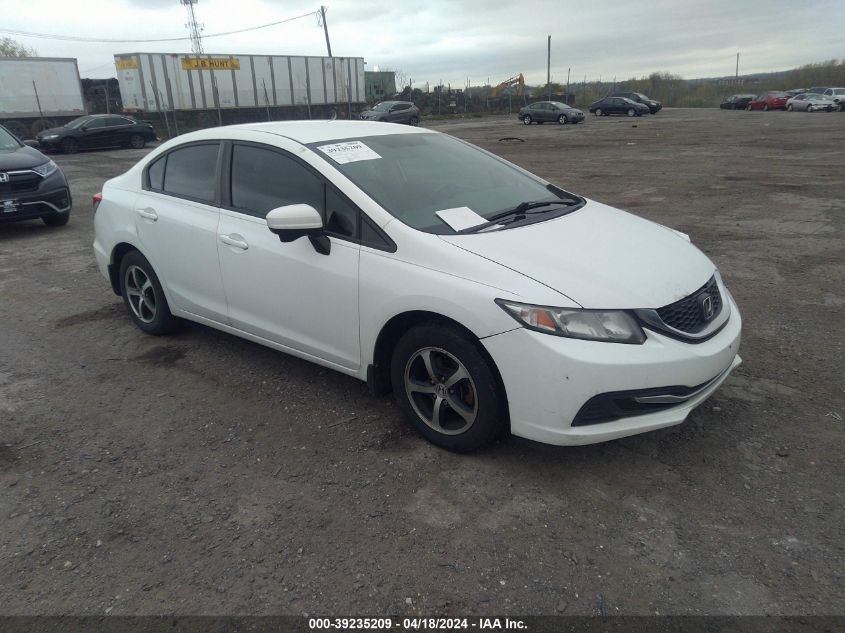 2015 Honda Civic Se VIN: 19XFB2F7XFE216846 Lot: 39235209