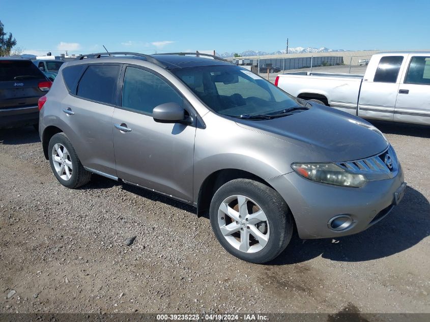 2009 Nissan Murano Sl VIN: JN8AZ18U79W024088 Lot: 39235225