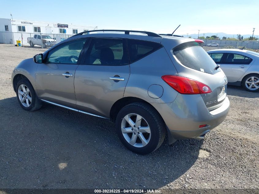 2009 Nissan Murano Sl VIN: JN8AZ18U79W024088 Lot: 39235225