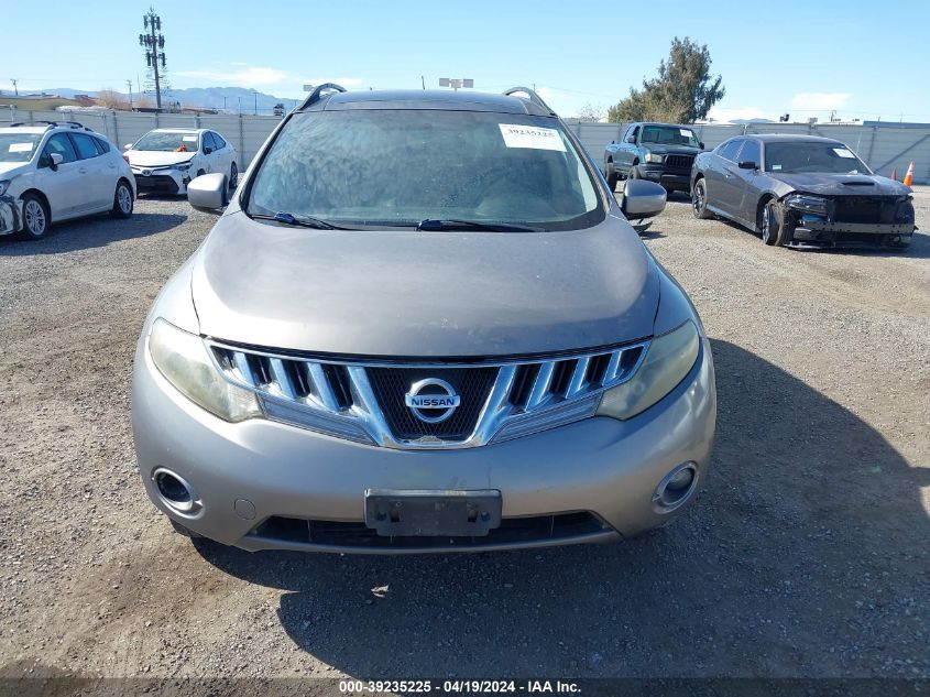 2009 Nissan Murano Sl VIN: JN8AZ18U79W024088 Lot: 39235225