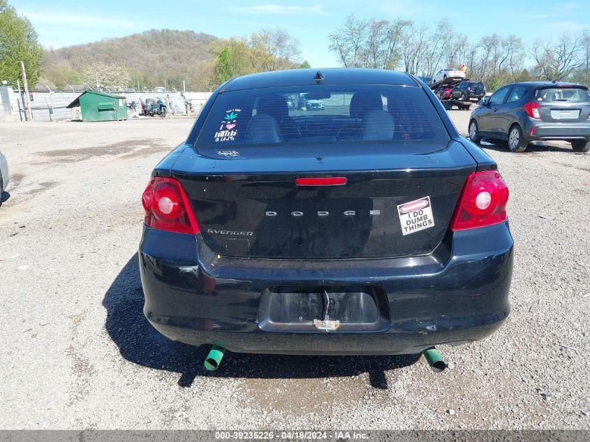 2013 Dodge Avenger Sxt VIN: 1C3CDZCG5DN620533 Lot: 39235226