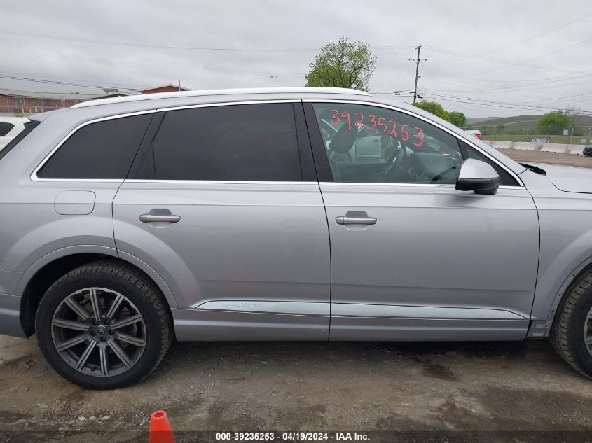 2019 Audi Q7 45 Premium/45 Se Premium VIN: WA1LHAF77KD017481 Lot: 39235253