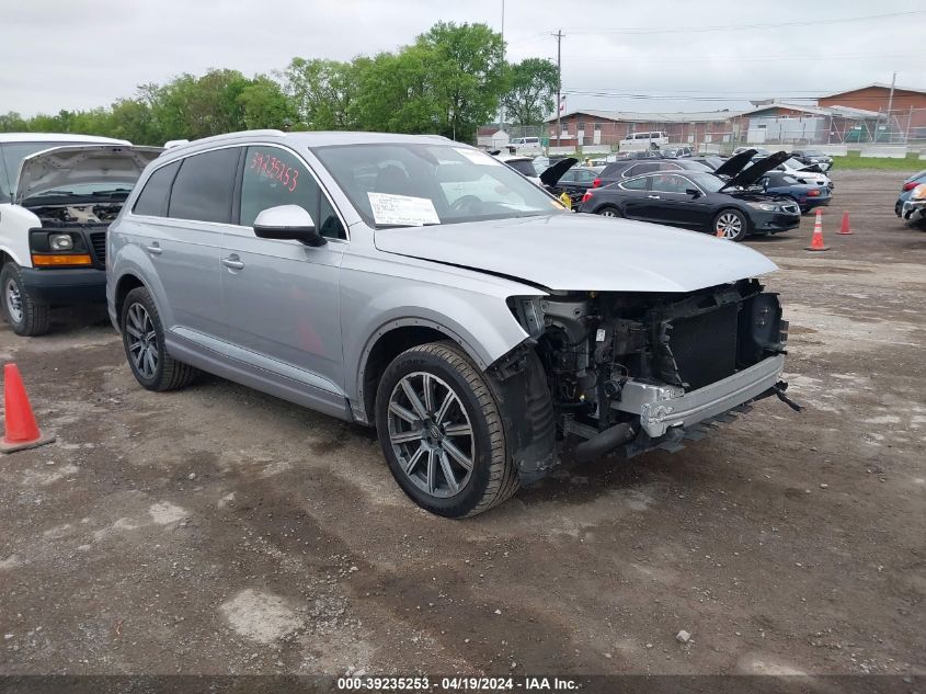 2019 Audi Q7 45 Premium/45 Se Premium VIN: WA1LHAF77KD017481 Lot: 39235253