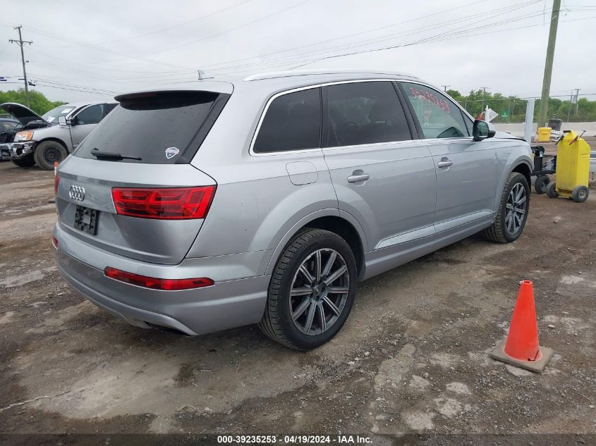 2019 Audi Q7 45 Premium/45 Se Premium VIN: WA1LHAF77KD017481 Lot: 39235253