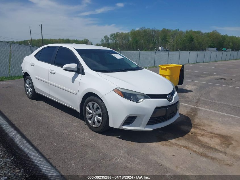 2015 Toyota Corolla Le VIN: 2T1BURHE8FC248707 Lot: 39235255
