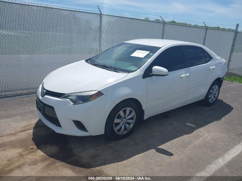 2015 Toyota Corolla Le VIN: 2T1BURHE8FC248707 Lot: 39235255