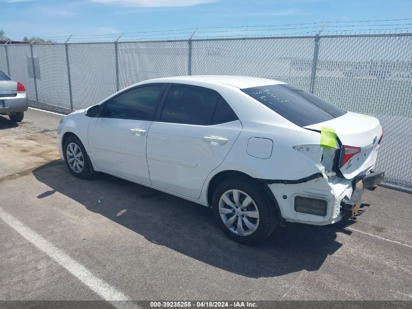 2015 Toyota Corolla Le VIN: 2T1BURHE8FC248707 Lot: 39235255