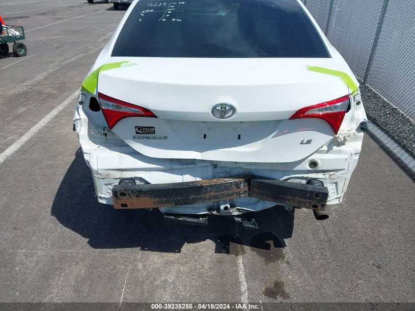 2015 Toyota Corolla Le VIN: 2T1BURHE8FC248707 Lot: 39235255