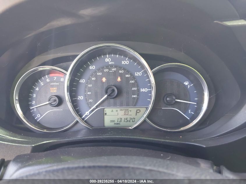 2015 Toyota Corolla Le VIN: 2T1BURHE8FC248707 Lot: 39235255