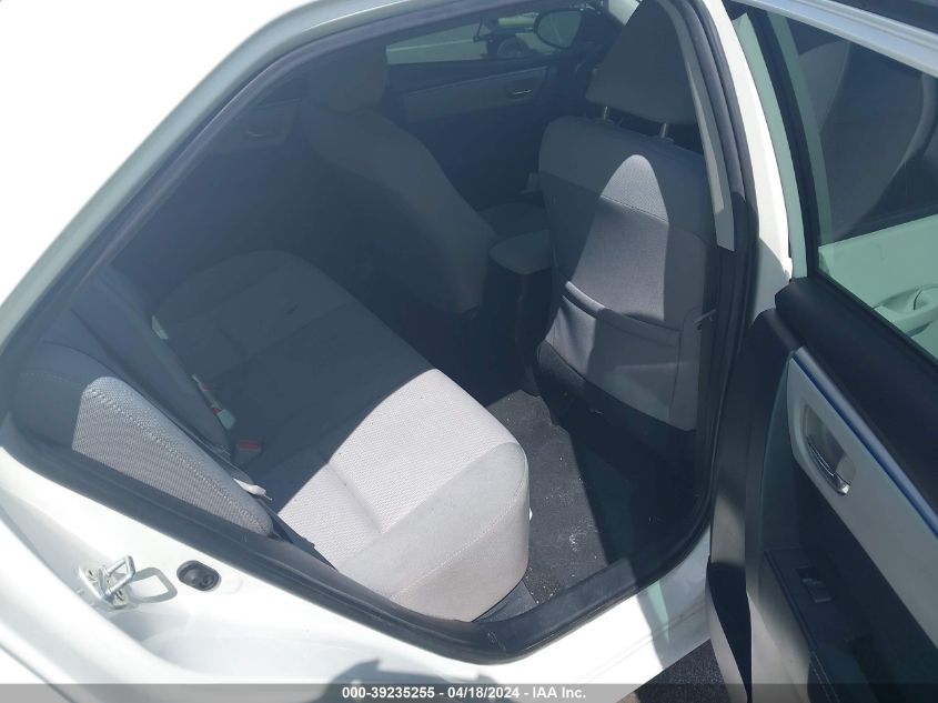 2015 Toyota Corolla Le VIN: 2T1BURHE8FC248707 Lot: 39235255