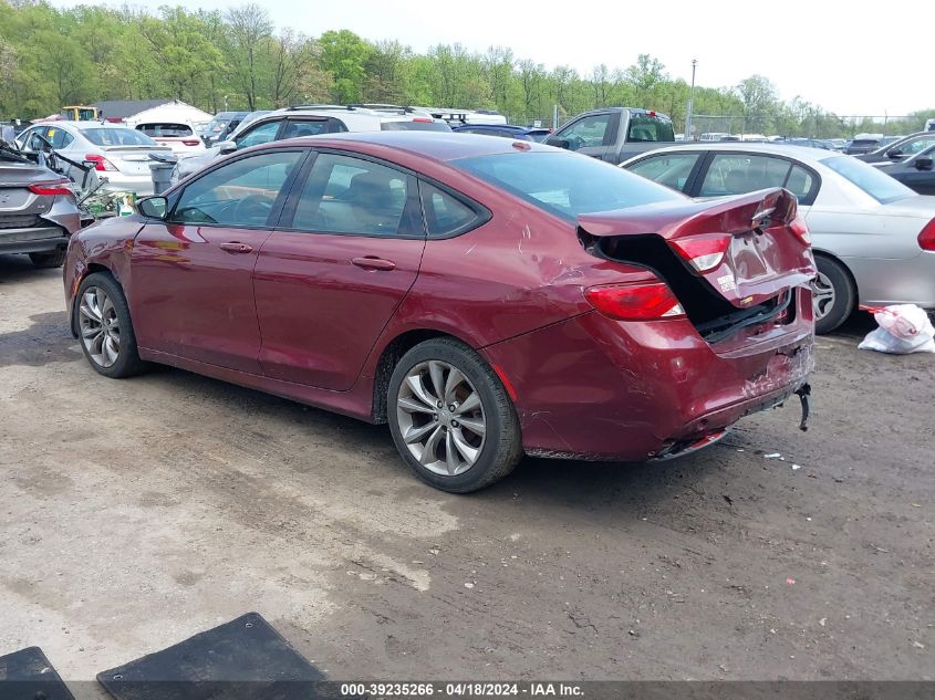 2015 Chrysler 200 S VIN: 1C3CCCBB1FN681435 Lot: 39235266
