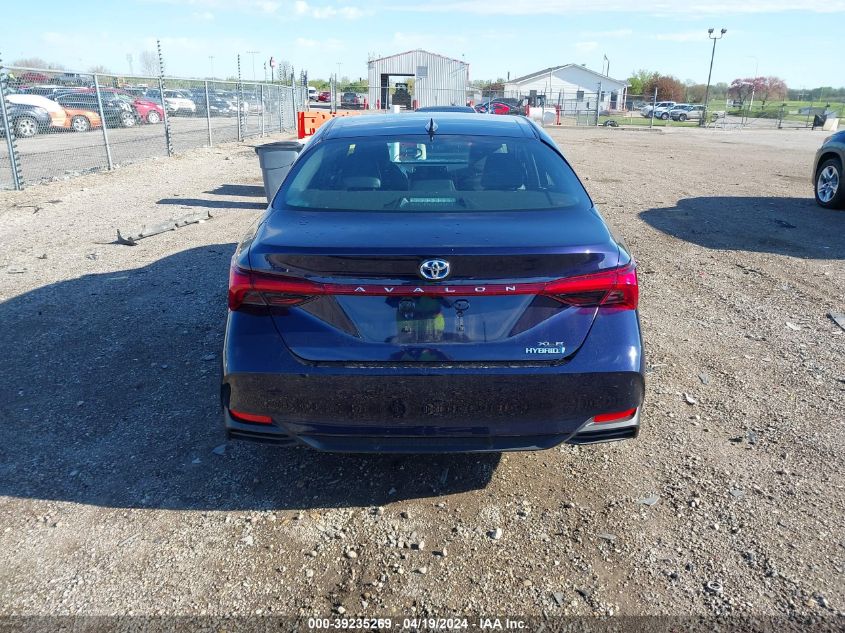 2021 Toyota Avalon Xle Hybrid VIN: 4T1JA1AB3MU001421 Lot: 39235269