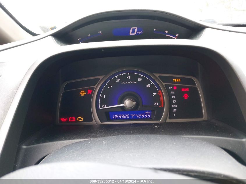 2009 Honda Civic Lx VIN: 2HGFA16579H525468 Lot: 39235312