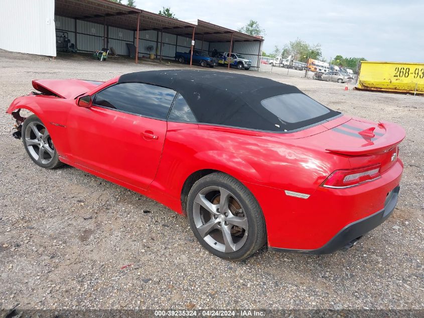 2014 Chevrolet Camaro 2Lt VIN: 2G1FC3D32E9205123 Lot: 39235324