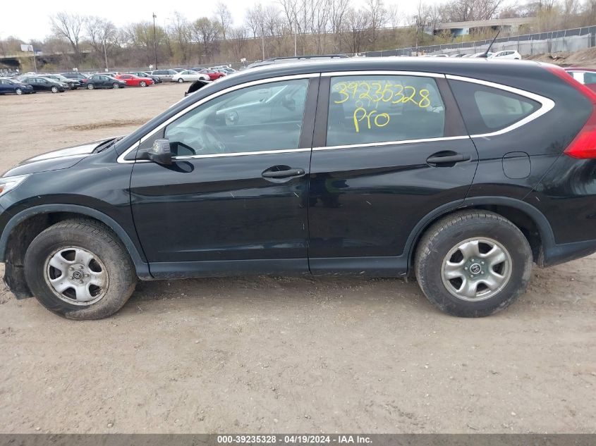 2015 Honda Cr-V Lx VIN: 5J6RM4H36FL117570 Lot: 39235328