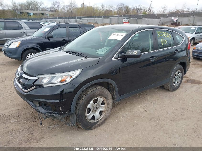 2015 Honda Cr-V Lx VIN: 5J6RM4H36FL117570 Lot: 39235328