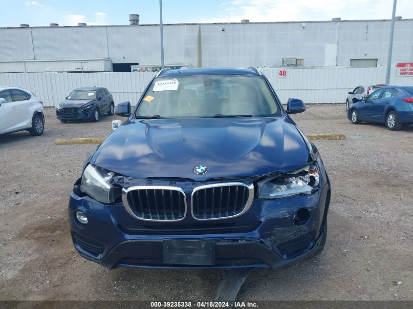 2016 BMW X3 Sdrive28I VIN: 5UXWZ7C5XG0R32988 Lot: 39235338