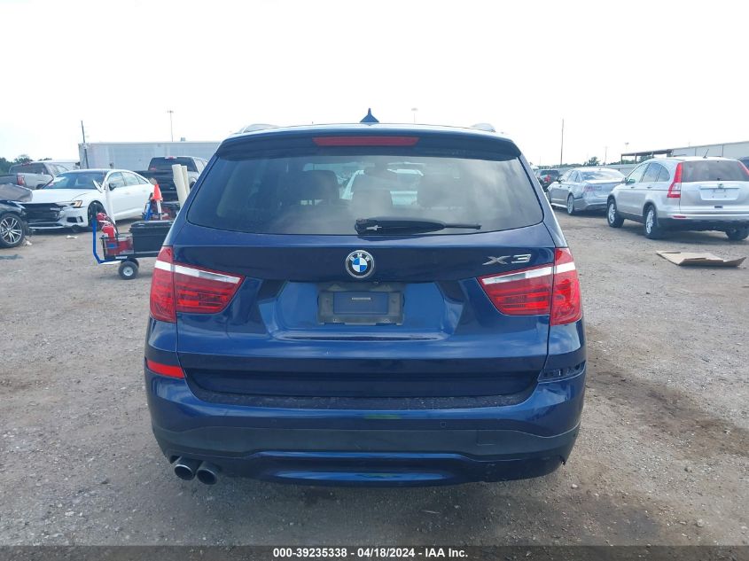 2016 BMW X3 Sdrive28I VIN: 5UXWZ7C5XG0R32988 Lot: 39235338