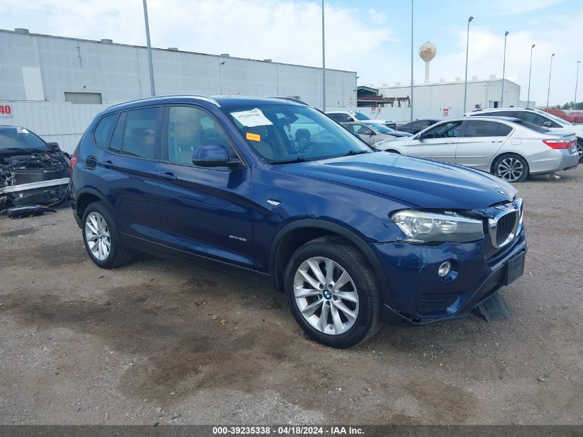 2016 BMW X3 Sdrive28I VIN: 5UXWZ7C5XG0R32988 Lot: 39235338