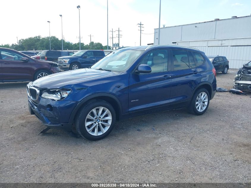 2016 BMW X3 Sdrive28I VIN: 5UXWZ7C5XG0R32988 Lot: 39235338