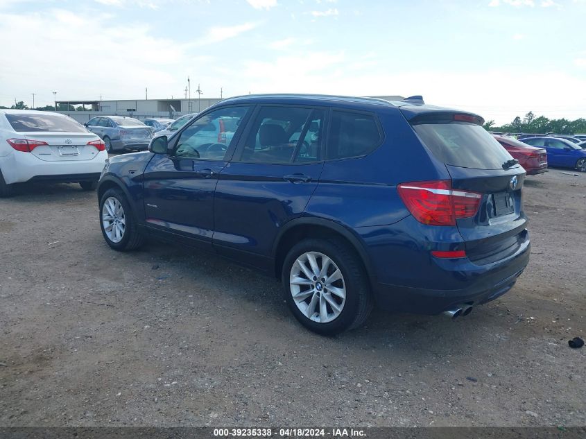 2016 BMW X3 Sdrive28I VIN: 5UXWZ7C5XG0R32988 Lot: 39235338