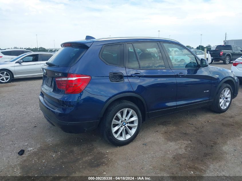 2016 BMW X3 Sdrive28I VIN: 5UXWZ7C5XG0R32988 Lot: 39235338