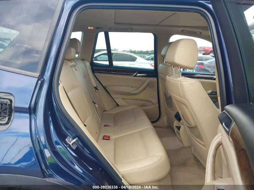 2016 BMW X3 Sdrive28I VIN: 5UXWZ7C5XG0R32988 Lot: 39235338