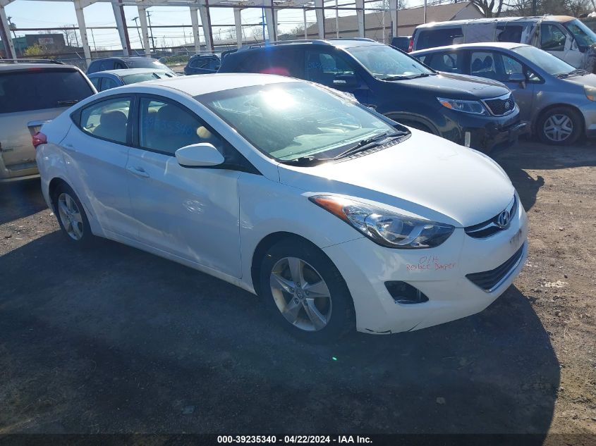 2012 Hyundai Elantra Gls VIN: 5NPDH4AE8CH116145 Lot: 39235340