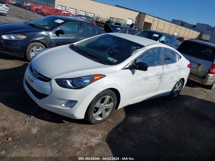 2012 Hyundai Elantra Gls VIN: 5NPDH4AE8CH116145 Lot: 39235340